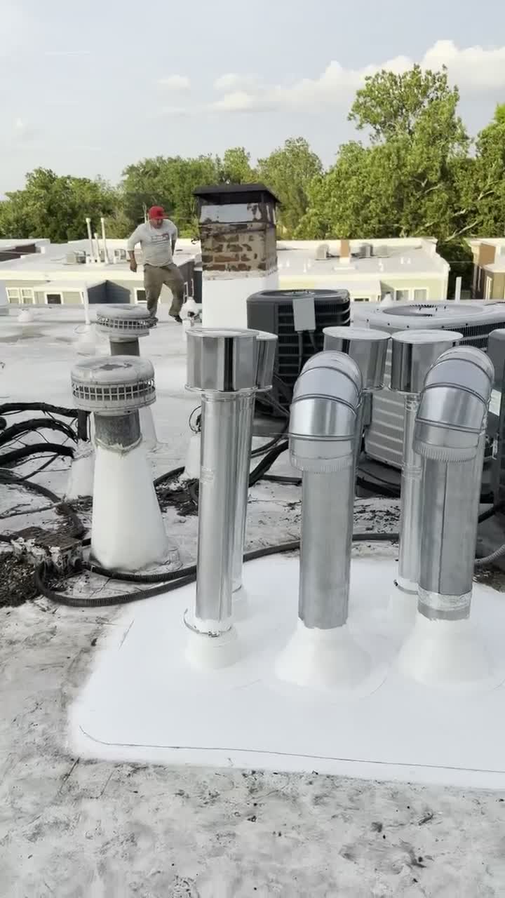 Commercial Flat Roof by AGR Roofing in Kansas City Metro.