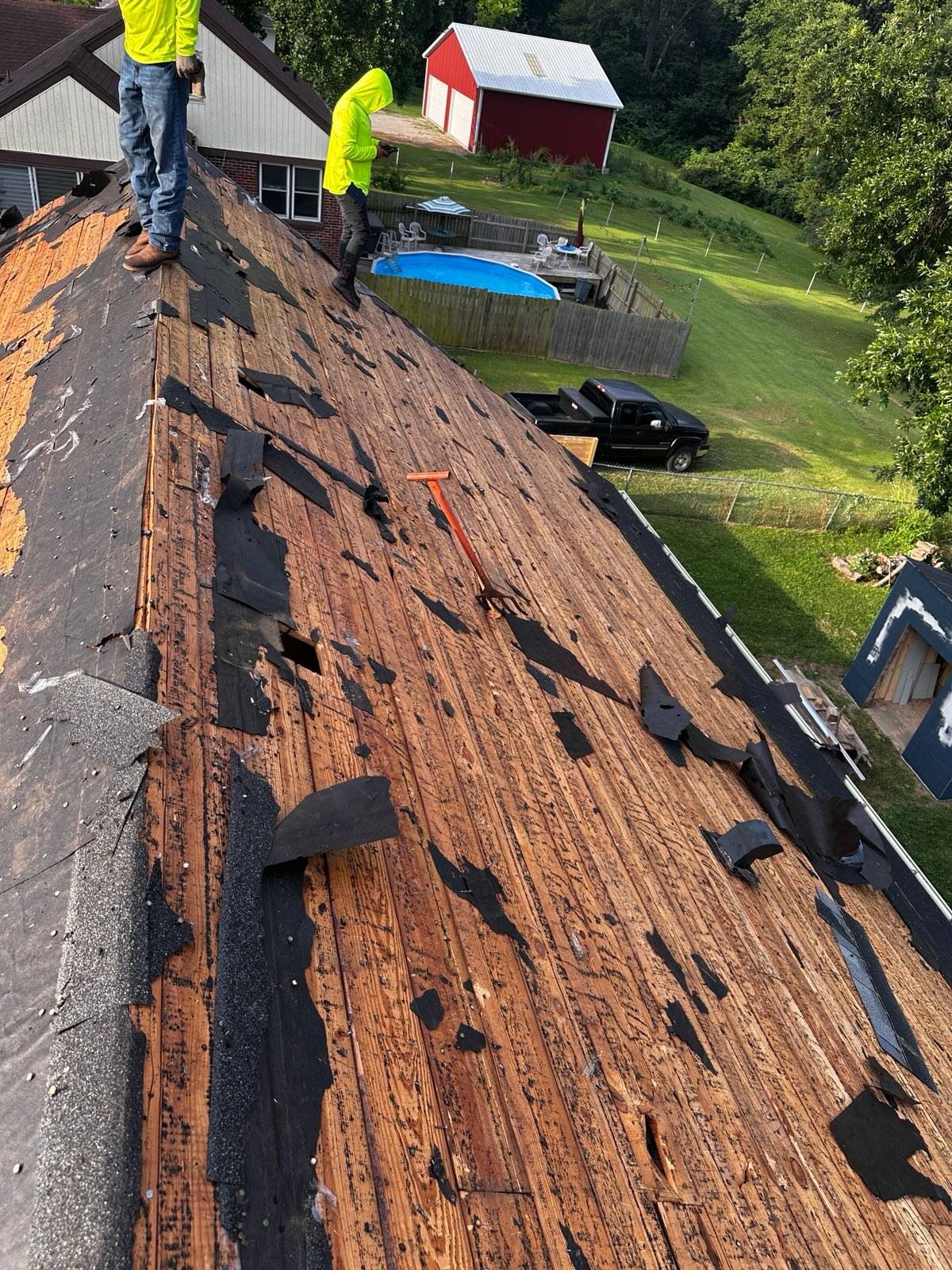 Roof Repair by AGR Roofing in Kansas City.