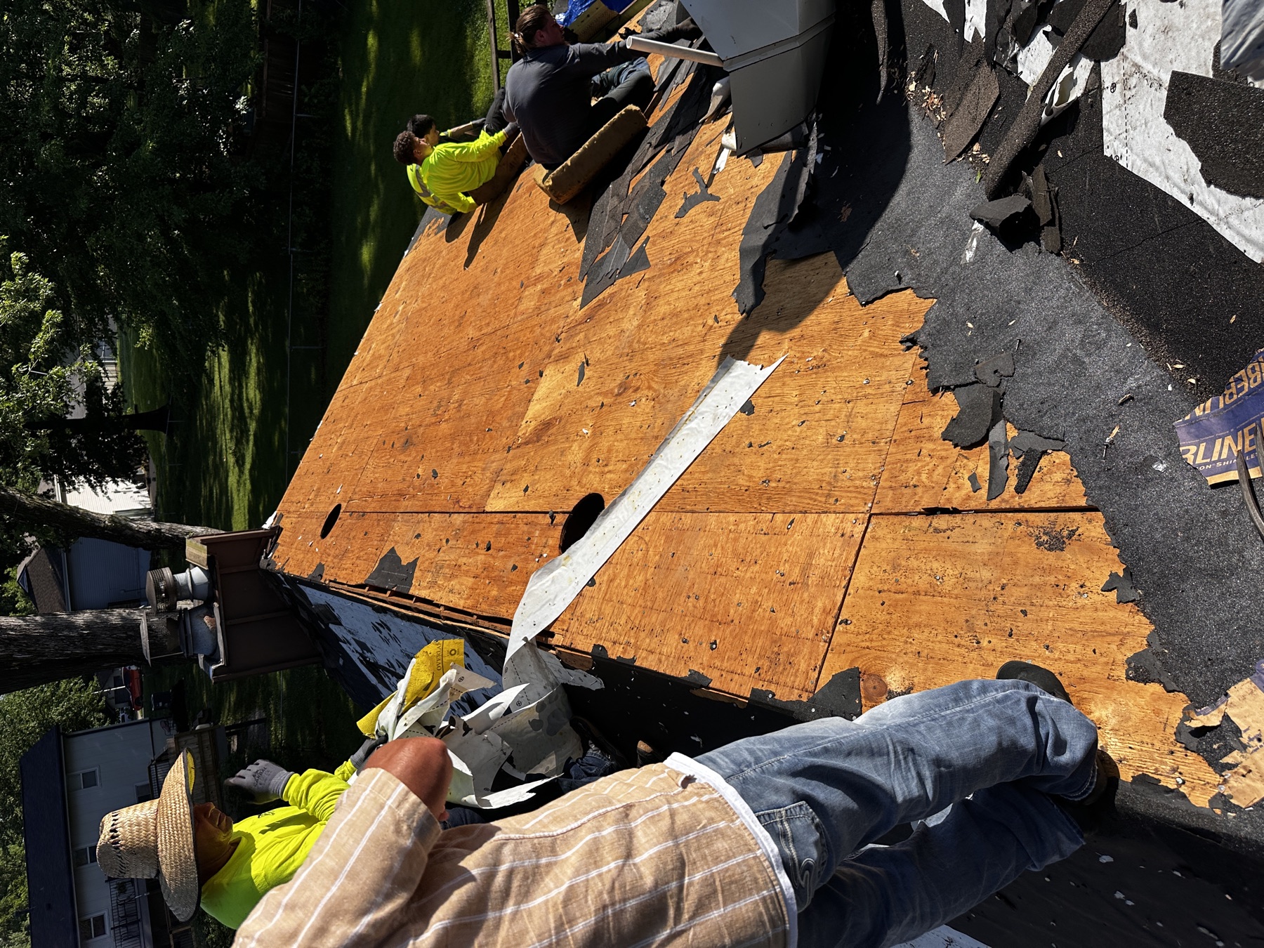 Storm and Hail Damage by AGR Roofing in Kansas City.